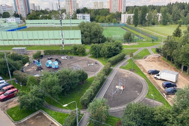 В Старом Крюково продолжается активное благоустройство знакового объекта