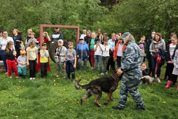 Юные зеленоградцы познакомились с работой служебных собак