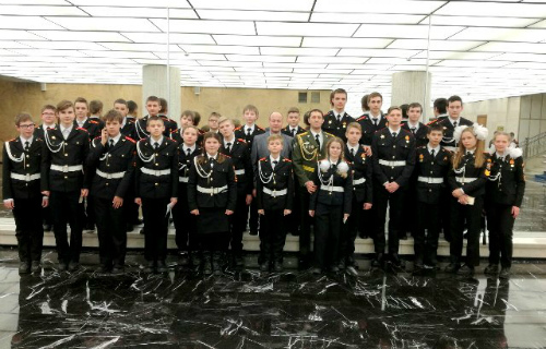 Кадеты школы № 853 приняли участие в форуме кадетского образования