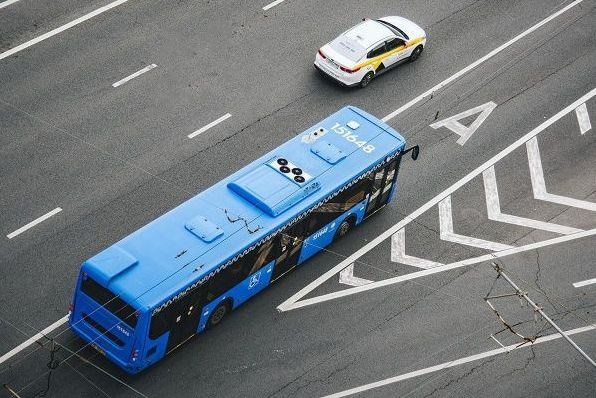 Схема новых выделенных полос в Зеленограде - самых длинных в Москве