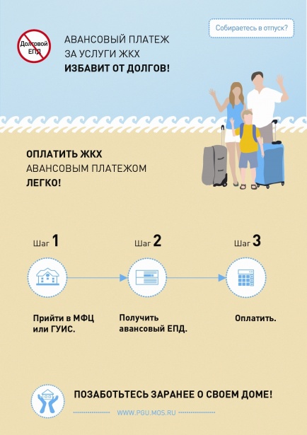 Коммуналку можно оплатить на полгода вперед