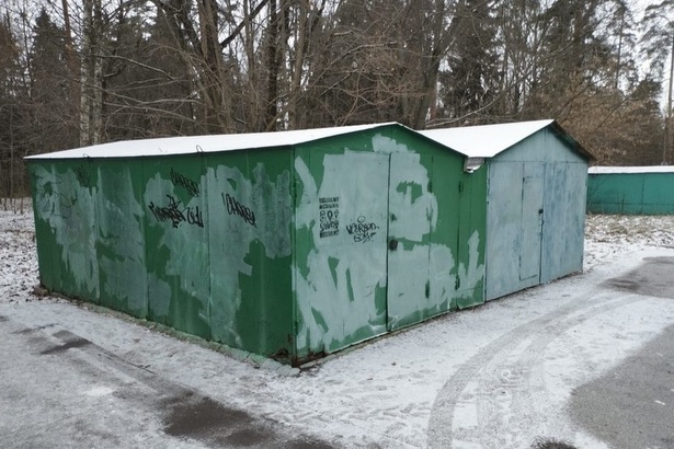 В районе Старое Крюково демонтирован металлический гараж