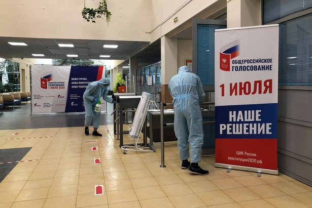На избирательных участках поддерживают надлежащие санитарные условия