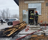 В жилом доме восьмого микрорайона произошел пожар