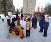 В Старом Крюково прошёл праздник двора «Весёлый снеговик»