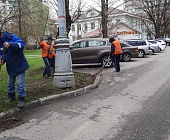 В минувшие выходные сотрудники инженерной службы района Старое Крюково выполнили большой объём уборочных работ