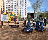 На площадке у корпуса 842 прошел мастер-класс по джампингу