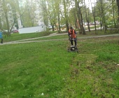 В Старом Крюково продолжаются работы на дворовых территориях в рамках благоустройства 2022 года