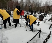 Сотрудники ГБУ «Славяне» привели в порядок воинские захоронения