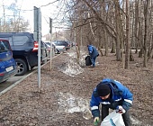 Коммунальщики активно обновляют окраску малых архитектурных форм