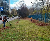 В Старом Крюкове продезинфицировали детские площадки