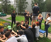 В Старом Крюково прошёл третий этап верёвочного курса для трудовой бригады