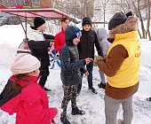 Сотрудники ГБУ «Славяне» провели мероприятие «И в мороз, и в стужу»