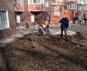 Сотрудники инженерной службы района Старое Крюково ГБУ «Жилищник ЗелАО» начали подготовку к весеннему месячнику