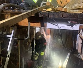 В жилом доме восьмого микрорайона произошел пожар