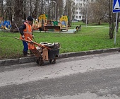 В минувшие выходные сотрудники инженерной службы района Старое Крюково выполнили большой объём уборочных работ
