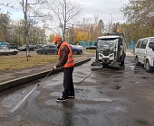 В Старом Крюкове продезинфицировали детские площадки